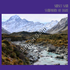 Curved creek from Mount Aoraki, front - AS Colour Womens Maple Tee Design