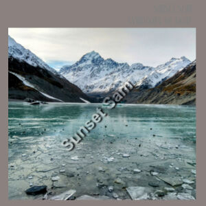 Mountain Ice, front - AS Colour Womens Relax Faded Zip Hoodie Design