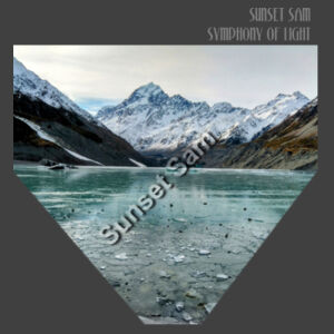 Mountain Ice, front - Stonewash Bandana Bib Design