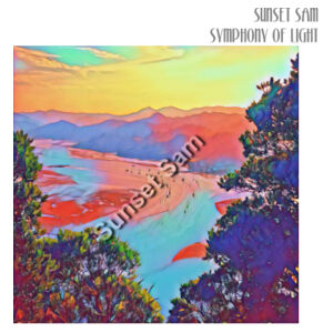 Seaview Vivid, front - Tea Towel Design