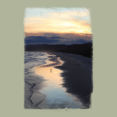 Sunset Surfer - AS Colour Womens Maple Tee Design