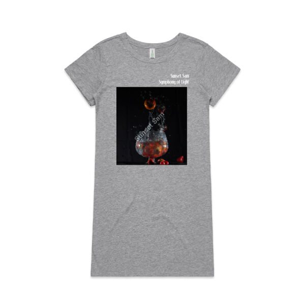 Fruit splash - AS Colour Womens Mika Organic Short Sleeved Dress Thumbnail