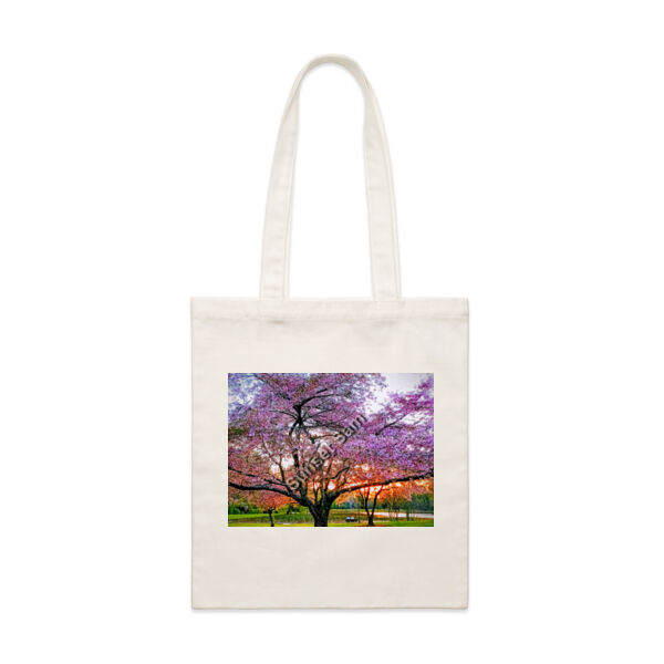 Cherry blossom peace - AS Colour Parcel Tote Thumbnail