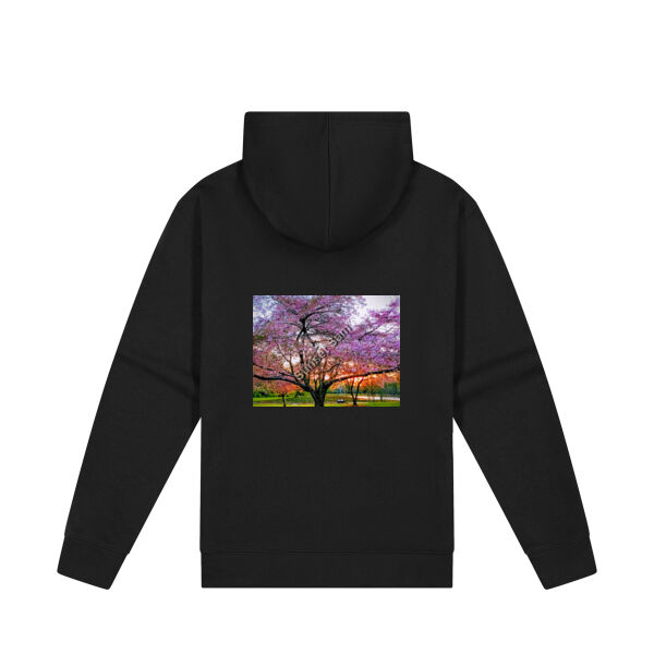 Cherry blossom peace - Cloke Womens Campfire Zip Hoodie V2 Thumbnail