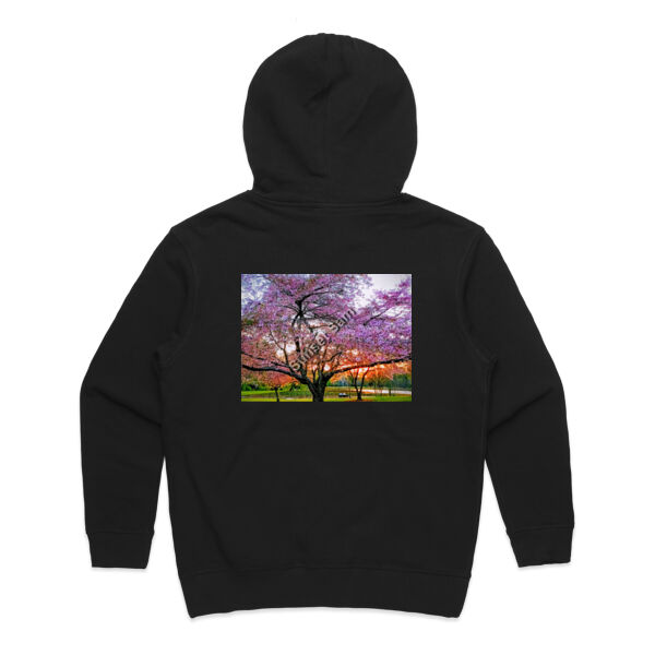 Cherry blossom peace - AS Colour Womens Premium Hood Thumbnail
