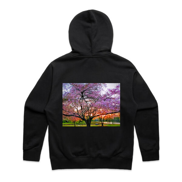 Cherry blossom peace - AS Colour Mens Heavy Zip Hood Thumbnail