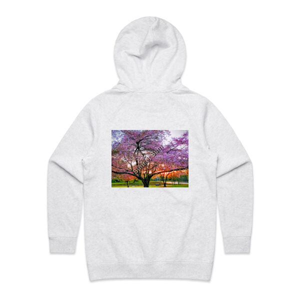 Cherry blossom peace - AS Colour Womens Supply Hood Thumbnail
