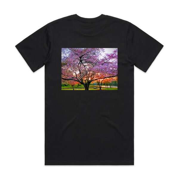 Cherry blossom peace - AS Colour Mens Classic Pocket Tee Thumbnail