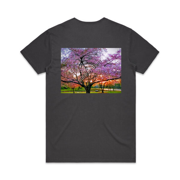 Cherry blossom peace - AS Colour Mens Staple Faded Tee Thumbnail