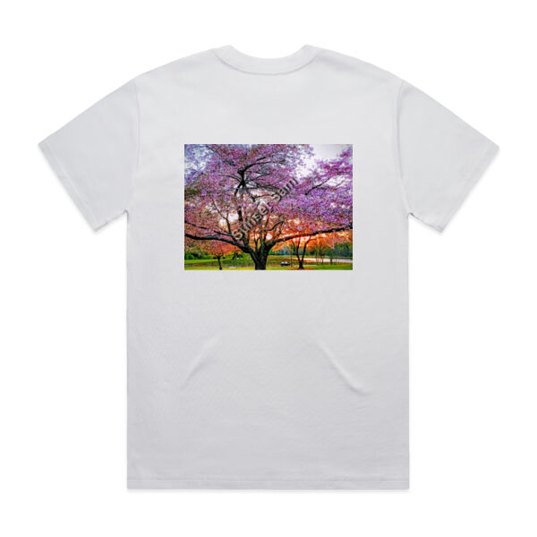 Cherry blossom peace - AS Colour Mens Heavy Tee Thumbnail