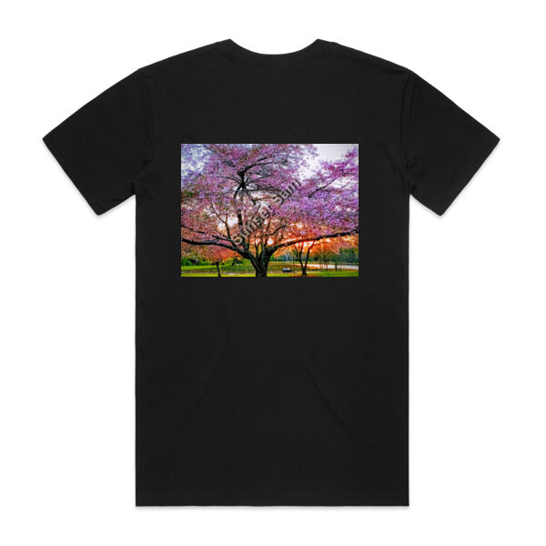 Cherry blossom peace - AS Colour Mens Staple Organic Tee Thumbnail