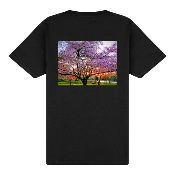 Cherry blossom peace - Gildan Mens Softstyle Midweight T-Shirt Thumbnail