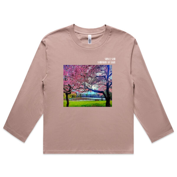 Cherry Lake, front - AS Colour Womens Martina Longsleeve Tee Thumbnail