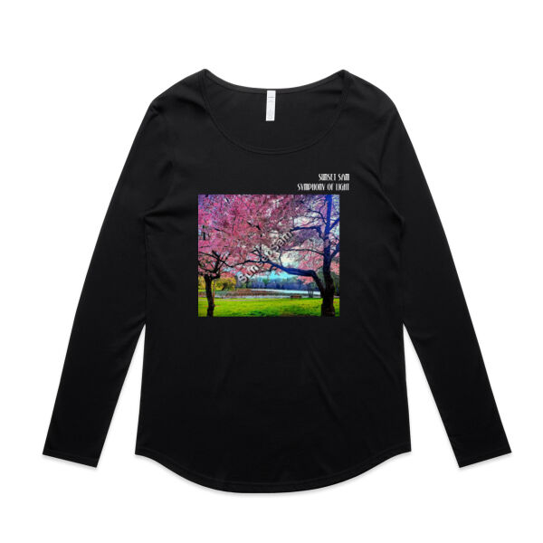 Cherry Lake, front - AS Colour Womens Mali Long Sleeve Tee Thumbnail