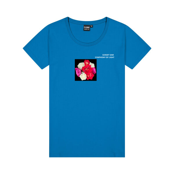 Rose posy - Cloke Womens Silhouette Tee Thumbnail