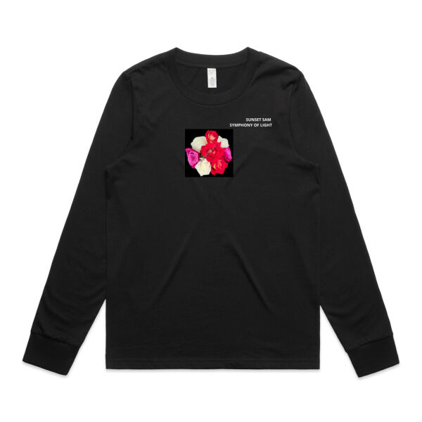 Rose posy - AS Colour Womens Maple Longsleeve Tee Thumbnail