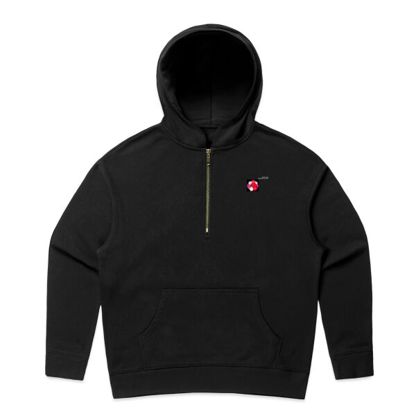 Rose posy - AS Colour Womens Relax Half Zip Hood Thumbnail