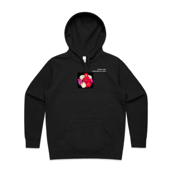 Rose posy - AS Colour Womens Stencil Hood Thumbnail