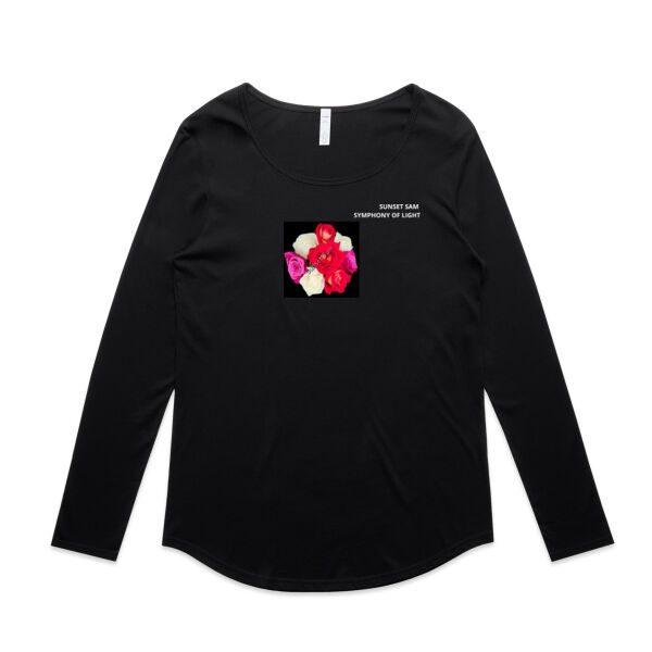 Rose posy - AS Colour Womens Mali Long Sleeve Tee Thumbnail