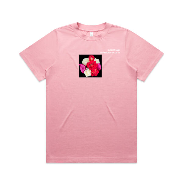 Rose posy - AS Colour Womens Heavy Tee Thumbnail