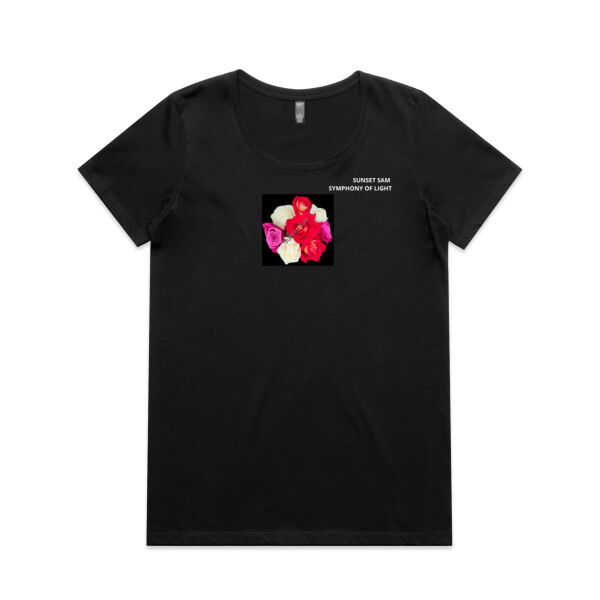 Rose posy - AS Colour Womens Maple Scoop Tee Thumbnail