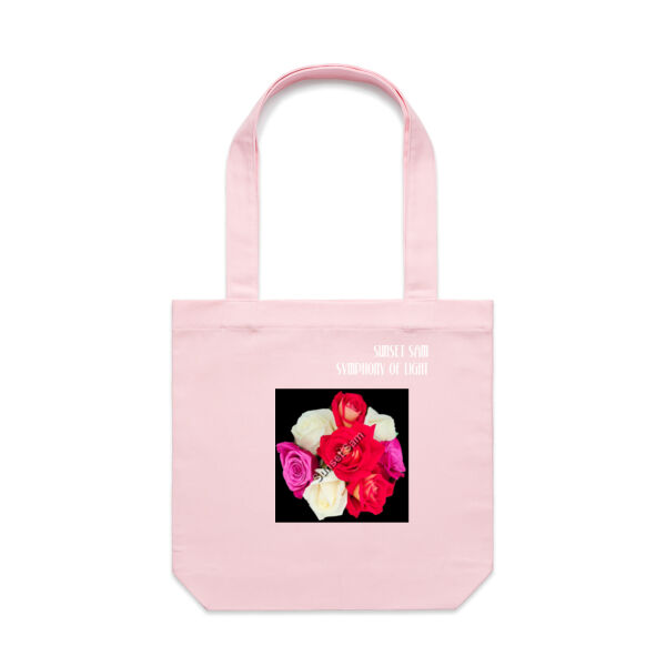 Rose posy - AS Colour Carrie Tote Bag  Thumbnail