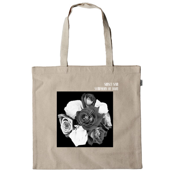 Black and white rose posy - Super Tote Bag - Thread Project Thumbnail