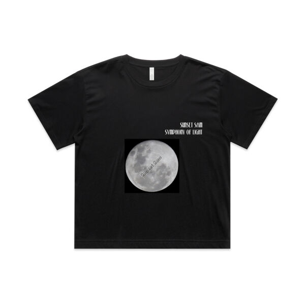 Full Moon - AS Colour Womens Martina Crop Tee Thumbnail