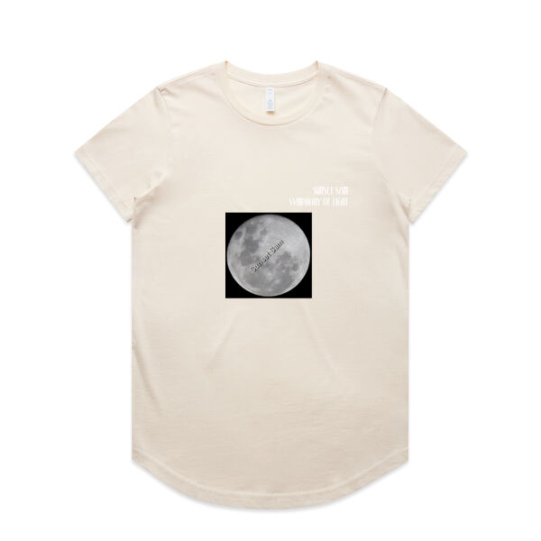 Full Moon - AS Colour Womens Maple Curve Tee Thumbnail