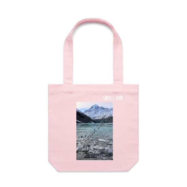 Aoraki, Pathway to the Stars, front photo - AS Colour Carrie Tote Bag  Thumbnail