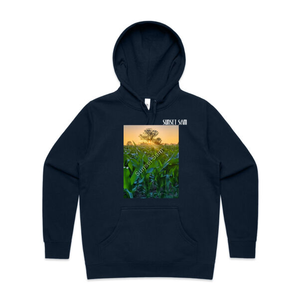 Cornfield Sunset - AS Colour Womens Stencil Hood Thumbnail