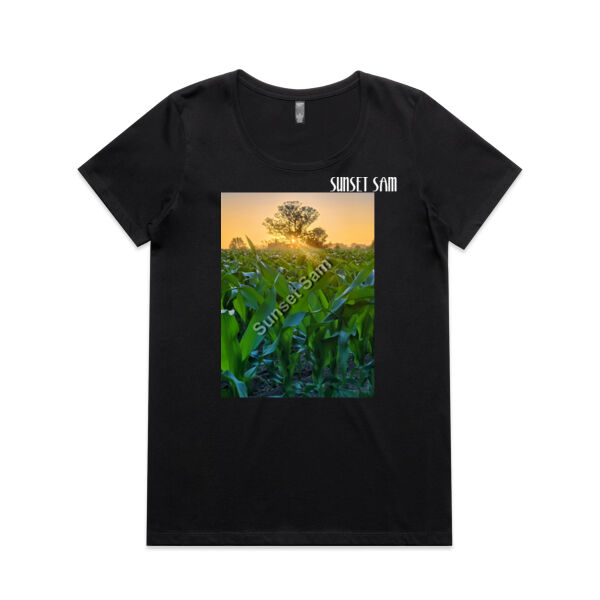 Cornfield Sunset - AS Colour Womens Maple Scoop Tee Thumbnail