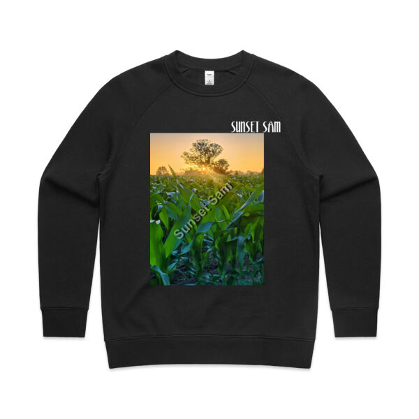 Cornfield Sunset - AS Colour Womens Supply Crew Thumbnail