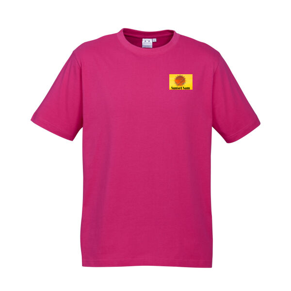 Cornfield Sunset on back - Biz Collection Mens Ice Tee Thumbnail