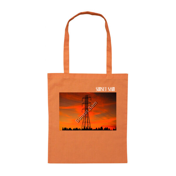 Sunset Powerline - Tote Bag Thumbnail
