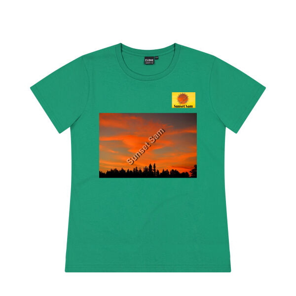 Sunset Swirl - Cloke Womens Silhouette Tee V2 Thumbnail