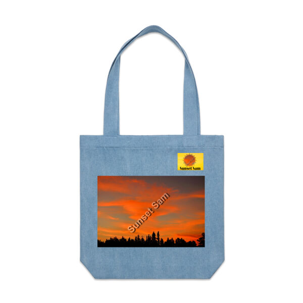 Sunset Swirl - AS Colour Denim Carrie Tote Thumbnail