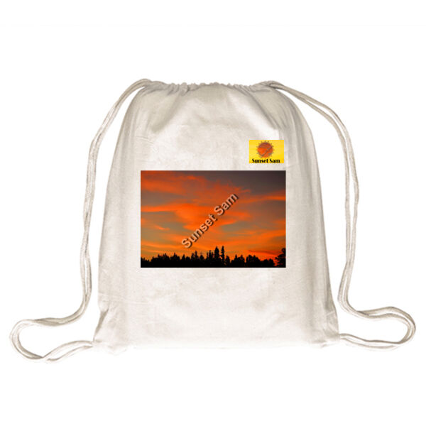 Sunset Swirl - Drawstring Backpack Thumbnail