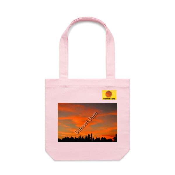 Sunset Swirl - AS Colour Carrie Tote Bag  Thumbnail