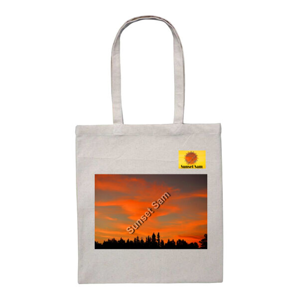 Sunset Swirl - Heavy Duty Canvas Tote with Gusset  Thumbnail