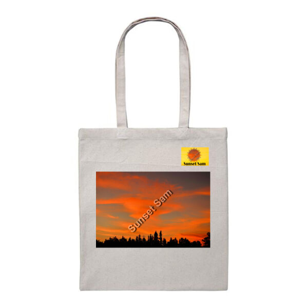 Sunset Swirl - Heavy Duty Canvas Tote Bag Thumbnail
