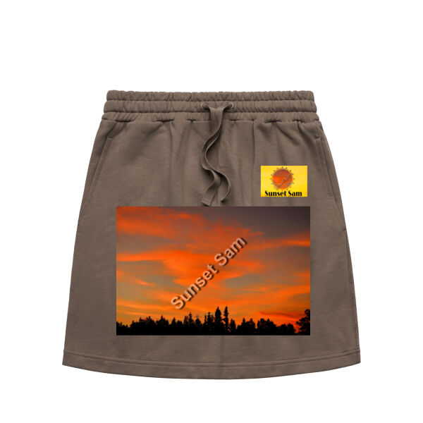 Sunset Swirl - AS Colour Womens Terry Skirt Thumbnail