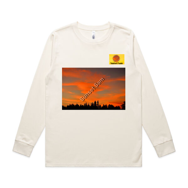 Sunset Swirl - AS Colour Womens Classic Longsleeve Tee Thumbnail