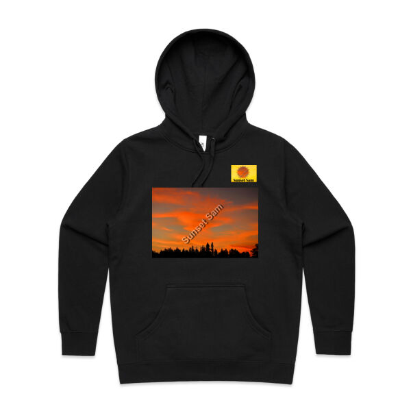 Sunset Swirl - AS Colour Womens Stencil Hood Thumbnail