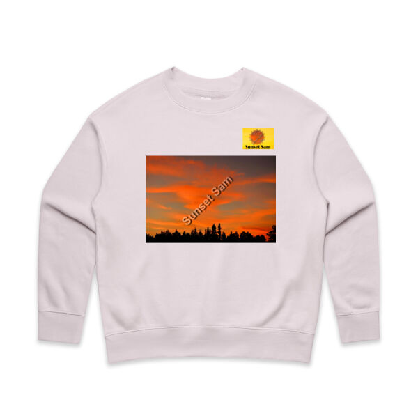 Sunset Swirl - AS Colour Women's Relax Crew Thumbnail