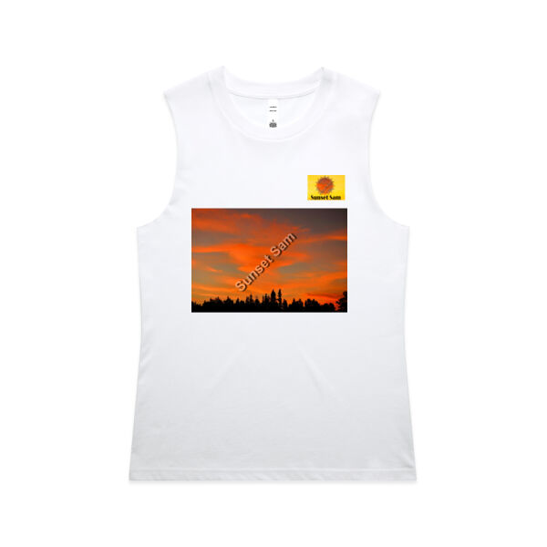 Sunset Swirl - AS Colour Womens Maple Tank Thumbnail