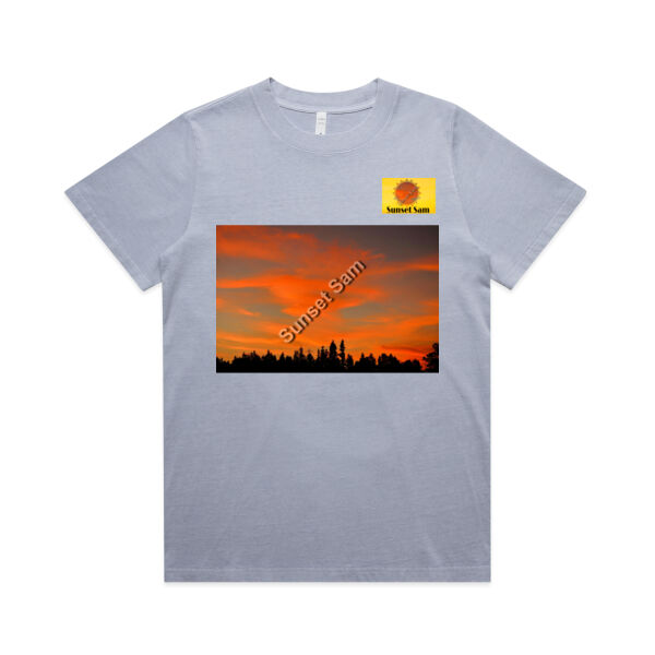 Sunset Swirl - AS Colour Womens Heavy Faded Tee Thumbnail