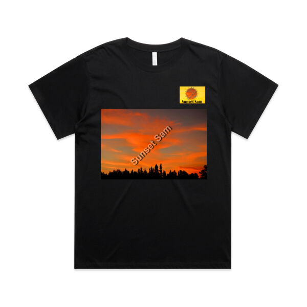 Sunset Swirl - AS Colour Womens Martina Boyfriend Tee Thumbnail