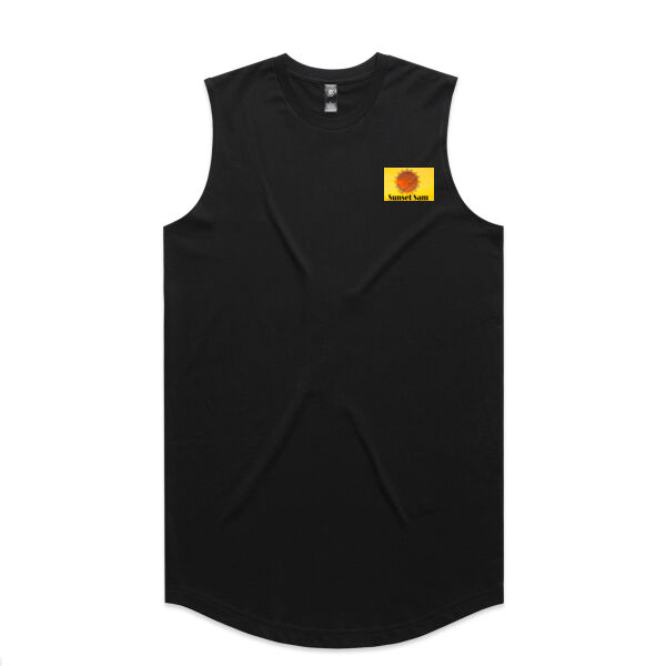 Sunset Swirl, Photo on back - AS Colour Mens Staple Curve Tank Thumbnail