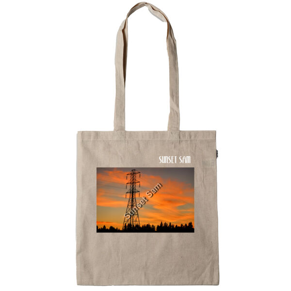 Sunset Powerswirl - Calico Tote Bag - Thread Project Thumbnail